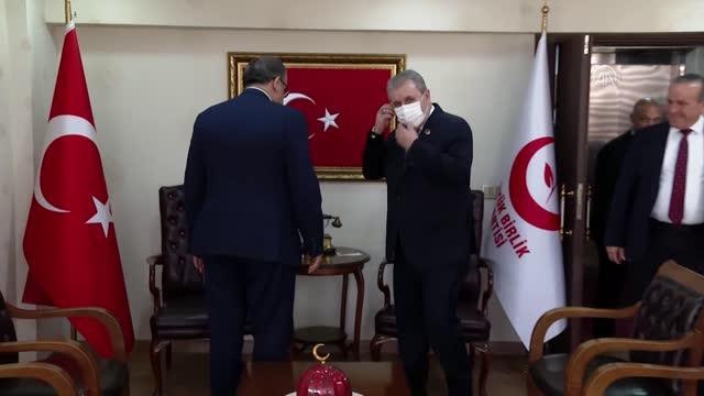 KKTC Başbakanı Sucuoğlu, BBP Genel Başkanı Destici'yi ziyaret etti