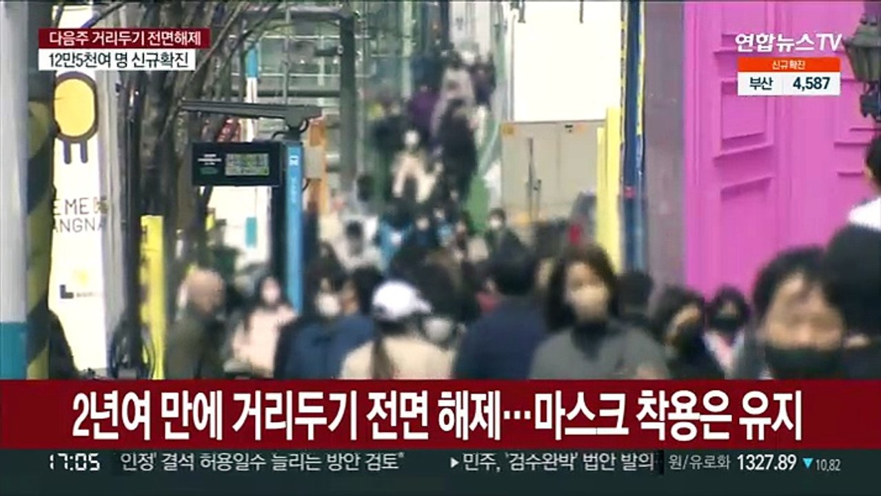 2년여 만에 거리두기 전면 해제…마스크 착용은 유지