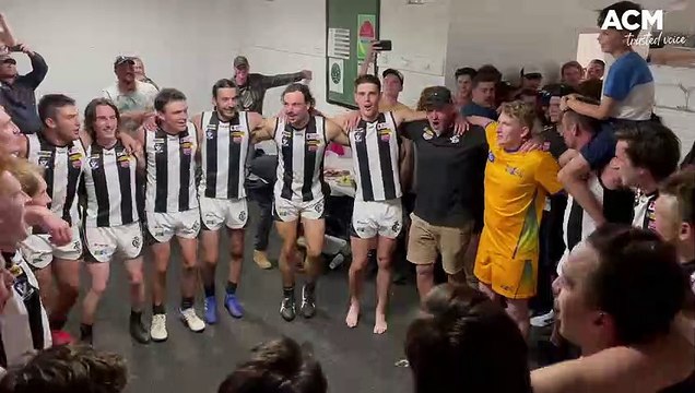 Castlemaine celebrating their victory over Maryborough on Good Friday | April 2022 | Bendigo Advertiser