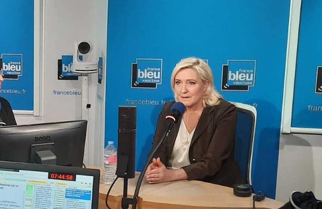 Marine Le Pen, invitée de France Bleu Vaucluse