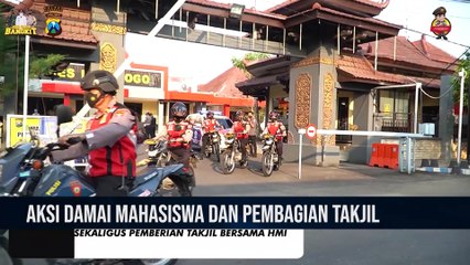 Patroli Ramadan Polres Ponorogo Sekaligus Pembagian Takjil Bersama HMI