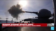 War in Ukraine: Russian flagship sinks after Kyiv claims missile hit