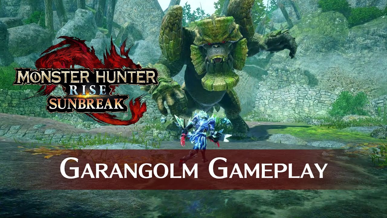Monster Hunter Rise Sunbreak: Gameplay against Garangolm