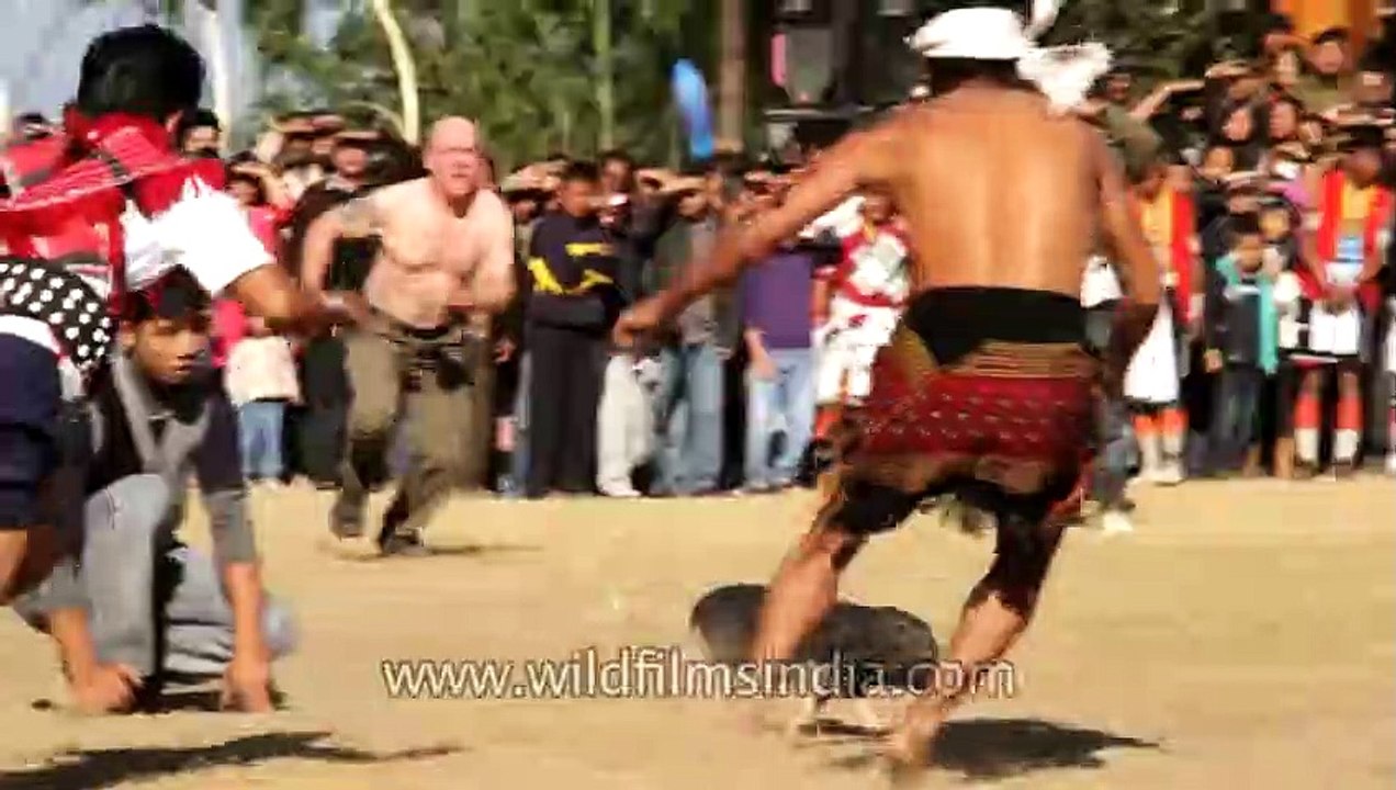 Run Piggy Run_ Piglet catching competition in Nagaland