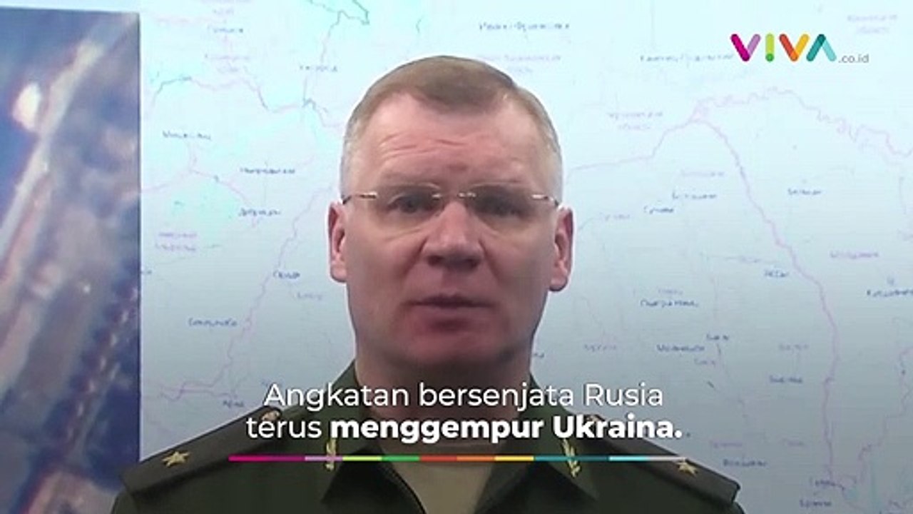 Gempuran Rusia Hancurkan Ratusan Sarana Militer...