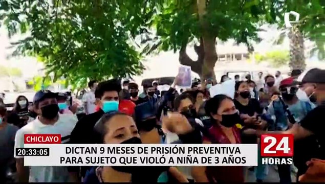 Secuestro y violación de niña de 3 años: ordenan 9 meses de prisión preventiva para acusado