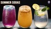 Refreshing Summer Sodas | Lemon Sodas - 3 Ways | No Artificial Colors, No Syrup | Mother's Recipe