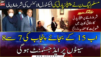 PPP, PML-N agree to seat adjustment formula for next elections