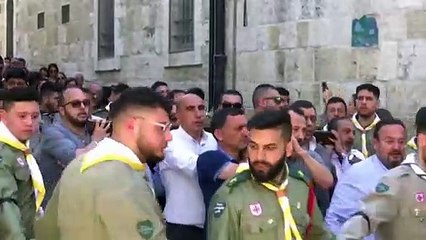 Christian worshippers mark Good Friday in Jerusalem's Old City