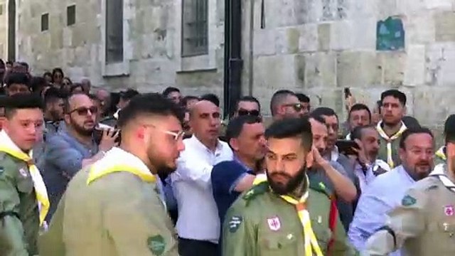 Christian worshippers mark Good Friday in Jerusalem's Old City