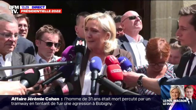 Marine Le Pen: J'aurais aimé aller à Notre-Dame de Paris, mais je ne suis pas encore Présidente de la République