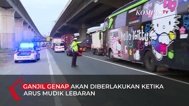 Langgar Ganjil Genap saat Arus Mudik Lebaran 2022, Pemudik Bakal Dikeluarkan dari Jalan Tol