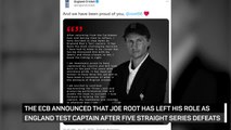 Joe Root steps down as England Test captain