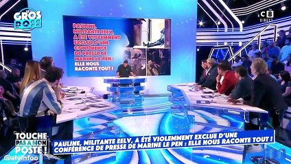 Une militante exclue d'une conférence de Marine Le Pen