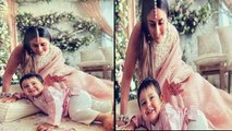 Ranbir-Alia wedding:Kareena Kapoor की inside Photos, संग दिखा बेटा Jahangir | FilmiBeat