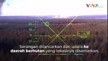 Detik-detik Heli Ka-52 Rusia Dor Militer Ukraina