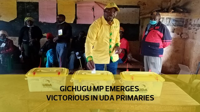 Gichugu MP emerges victorious in UDA primaries