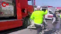 TEM otoyolunda zincirleme kaza: Çok sayıda ambulans sevk edildi