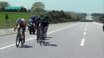 ÇANAKKALE - 57. Cumhurbaşkanlığı Türkiye Bisiklet Turu - Turun 6. etabını Caleb Ewan kazandı (3)