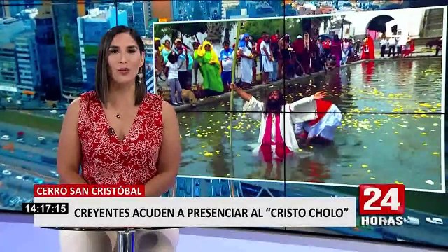 Cristo Cholo reaparece por Semana Santa y fieles acuden a presenciar su puesta en escena