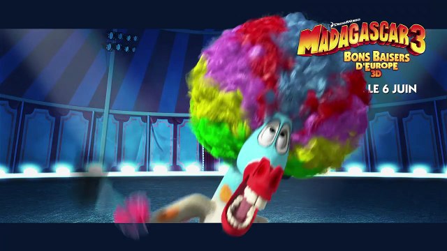 Madagascar 3, Bons Baisers D’Europe Extrait vidéo (3) VF
