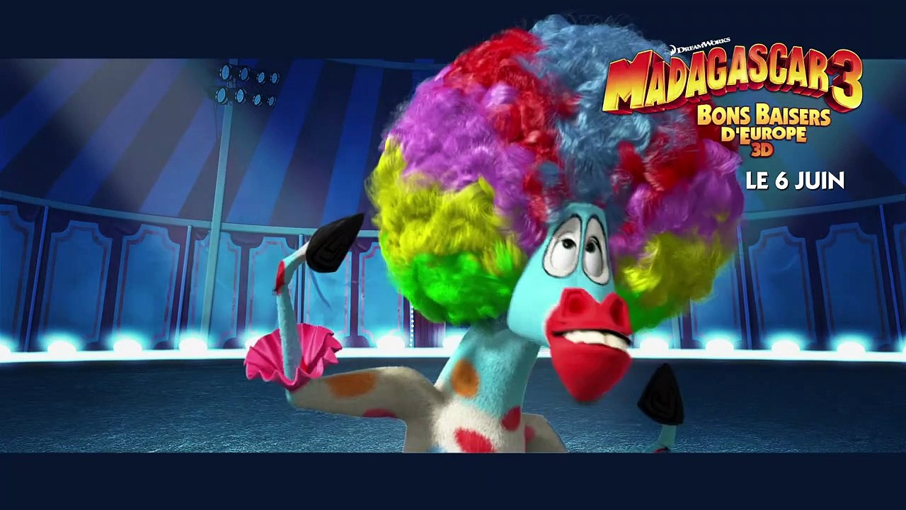 Madagascar 3, Bons Baisers D’Europe Extrait vidéo (5) VF