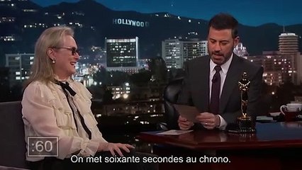 Meryl Streep a une minute pour citer toutes ses nominations !