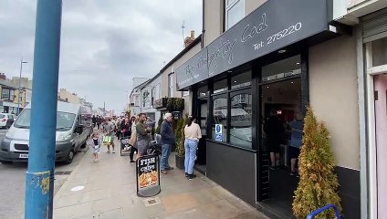 Good Friday fish and chips Seaton Carew