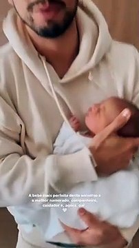 Vídeo de Inês Gutierrez encanta: “A bebé mais perfeita e o melhor namorado”.