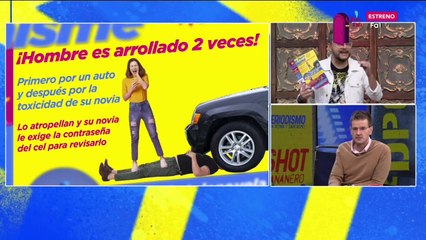 Mujer exige contraseña de celular a su novio luego de que este fue atropellado