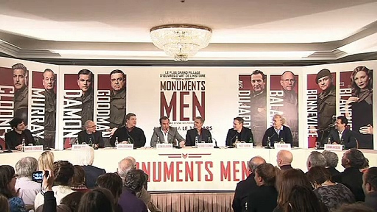 Monuments Men - REPORTAGE VO "Conférence de presse"