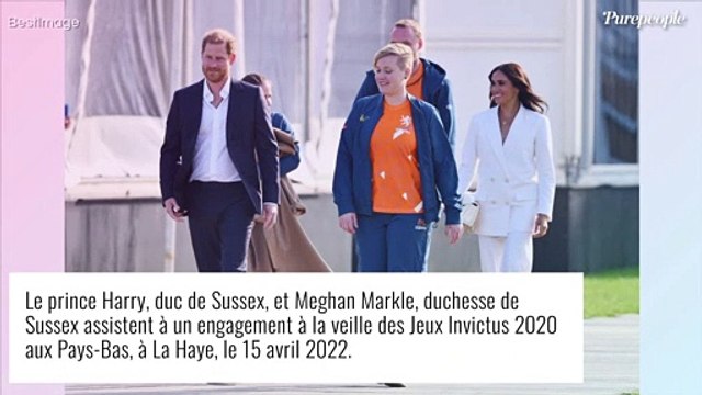 Meghan Markle réapparaît avec Harry : look total blanc et hors de prix pour son grand retour en Europe !