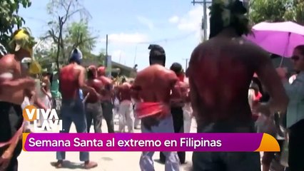 El extremo "festejo" de viacrusis en Filipinas
