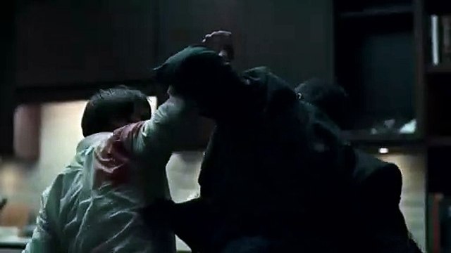 La bagarre entre Hannibal Lecter et Jack Crawford