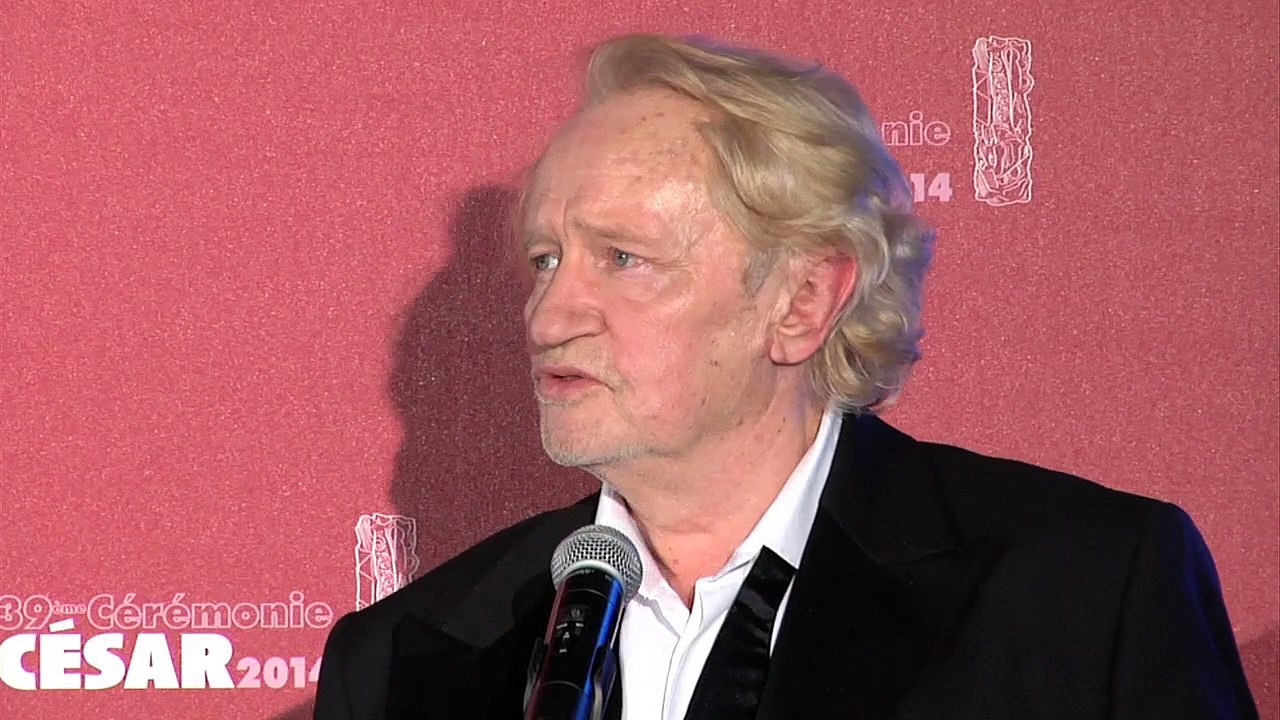 César 2014 - Niels Arestrup : "Merci à Bertrand Tavernier"