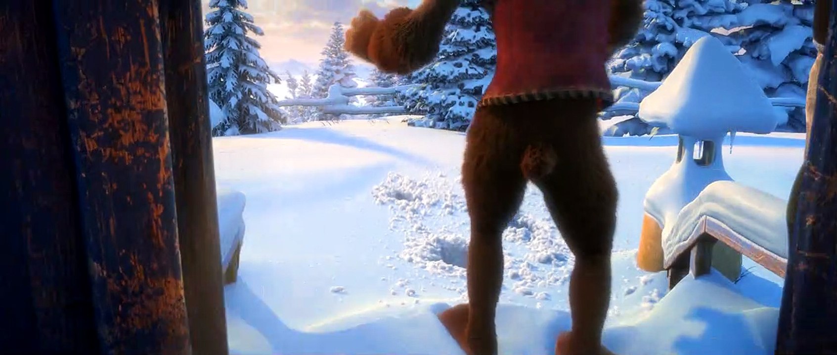 La Princesse des glaces EXTRAIT "Bataille de boules de neige chez les Trolls"