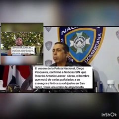 Policía Nacional confirma que el asesino de la madre  Masterchef será sometido al MP en las próximas horas