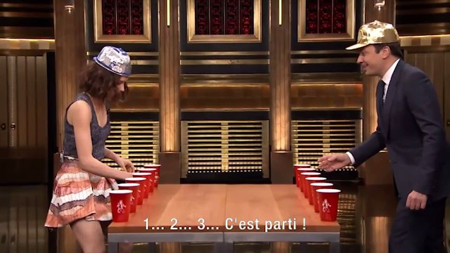 Daisy Ridley fait un concours de shots contre Jimmy Fallon