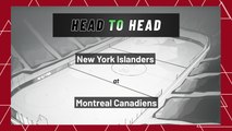 New York Islanders at Montreal Canadiens: Moneyline, April 15, 2022