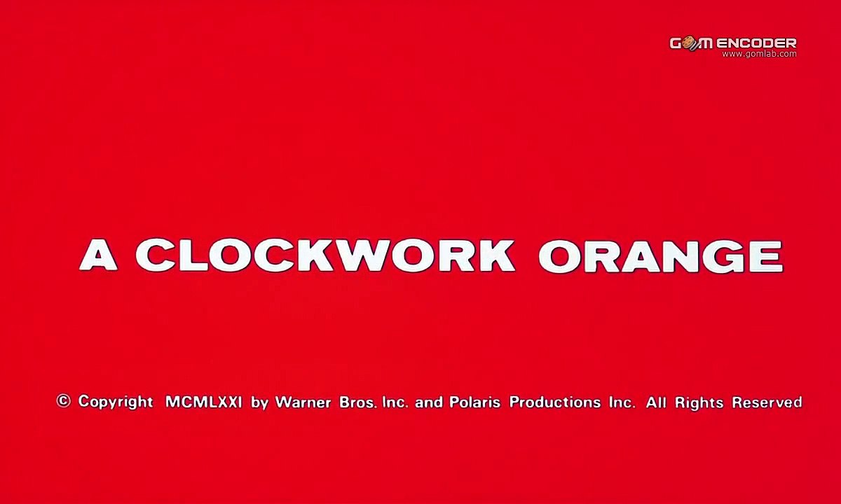 Orange mécanique - extrait "Korova Milk Bar"