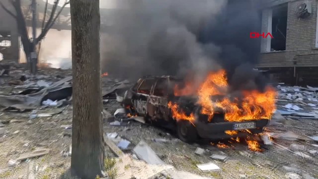 Rusya Harkov'u vurdu: Ölü ve yaralılar var