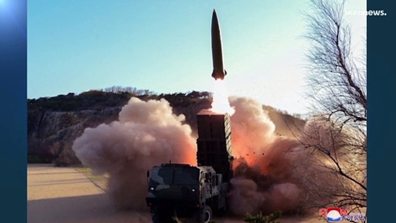 Nordkorea testet "neuartige taktische Lenkwaffe"