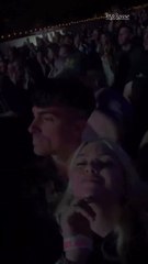 Louane et son compagnon Florian Rossi au festival de Coachella le 16 avril 2022.