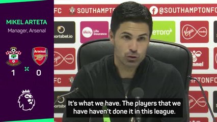 下载视频: Arteta rues Arsenal's lack of Premier League experience