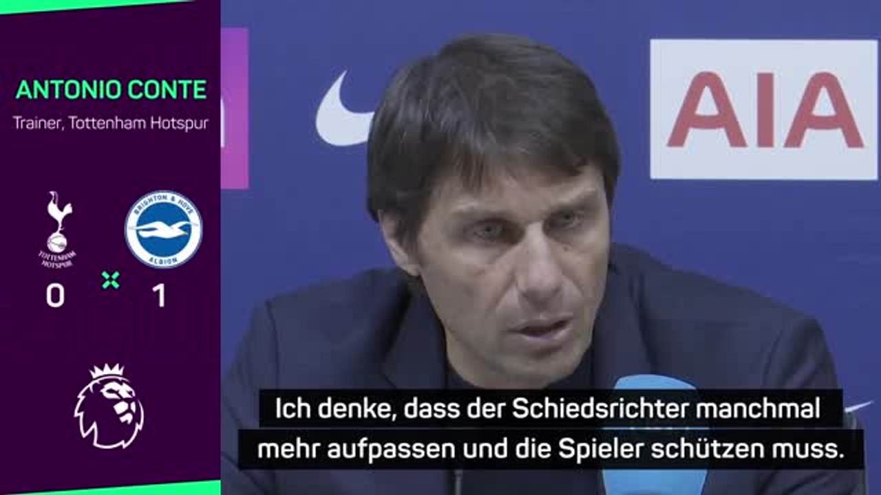Conte: "Mehr Aufmerksamkeit zum Schutz der Spieler"