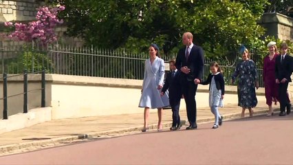 Royal Family arrive for Easter Sunday service without Queen
