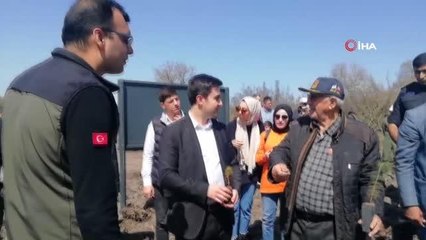 Şehit ve Gaziler için fidan dikildi