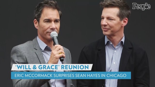 Will & Grace Reunion! Eric McCormack Surprises Sean Hayes at His Play in Chicago