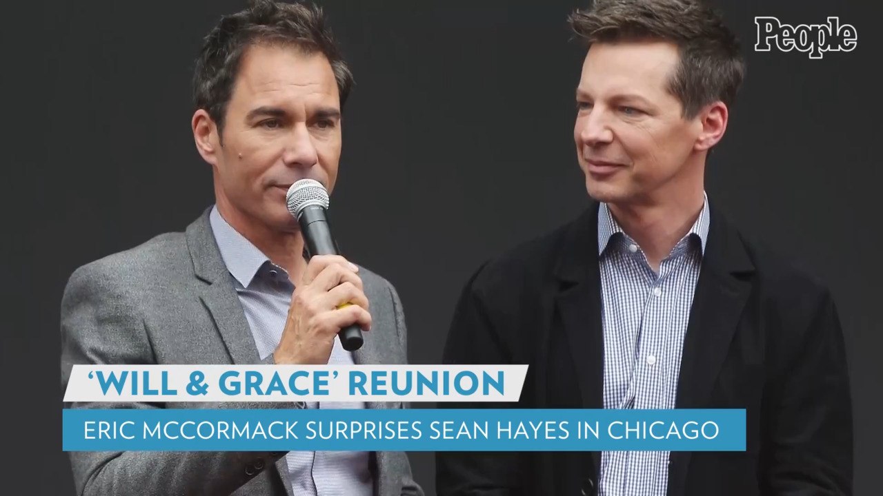 Will & Grace Reunion! Eric McCormack Surprises Sean Hayes at His Play in Chicago