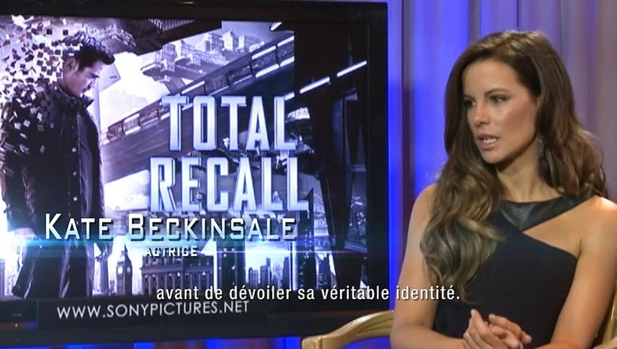 Kate Beckinsale, Jessica Biel, Colin Farrell Interview 4: Total Recall Mémoires Programmées